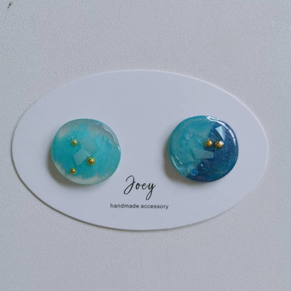 Simple Handmade Resin Studs