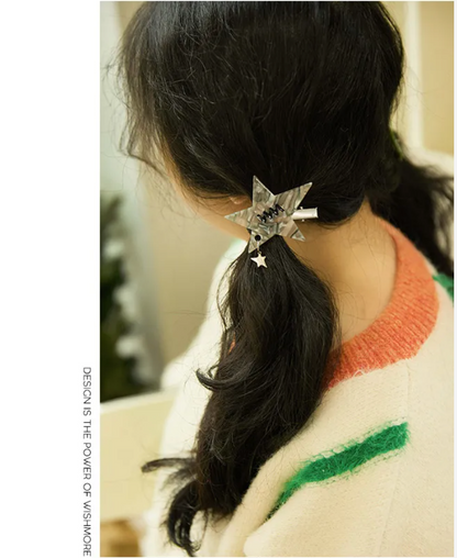 Star House Shape Hair Clip