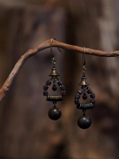 Statement Wood Earrings