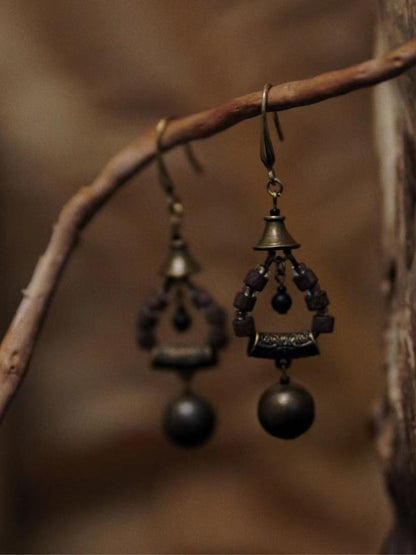 Statement Wood Earrings