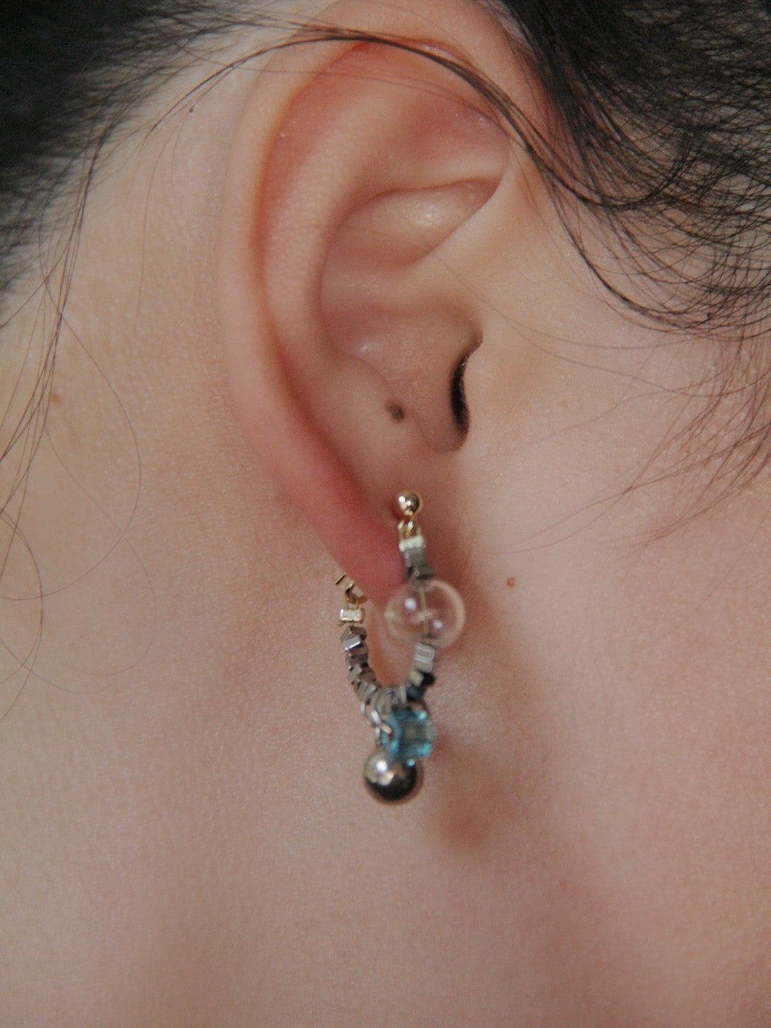 Summer Bubble Sea Salt Asymmetry Earrings