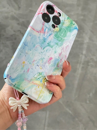 Summer Butterfly Oil Painting Phone Case