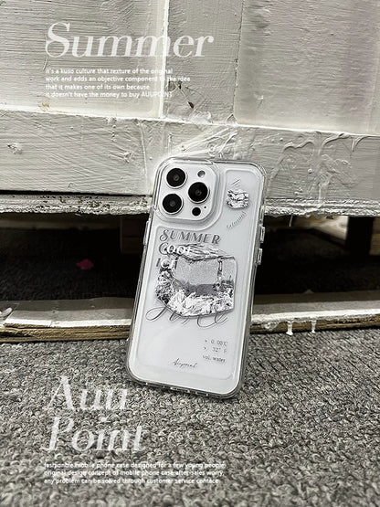 Summer Cool Ice Printed Phone Case
