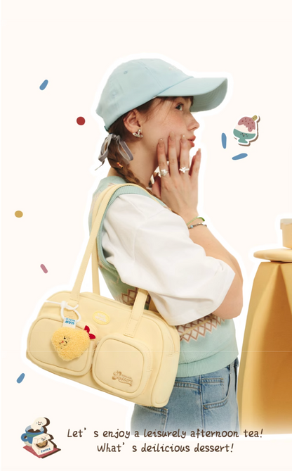 Summer Tea Sweet Pocket Shoulder Bag