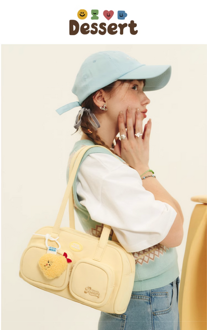 Summer Tea Sweet Pocket Shoulder Bag