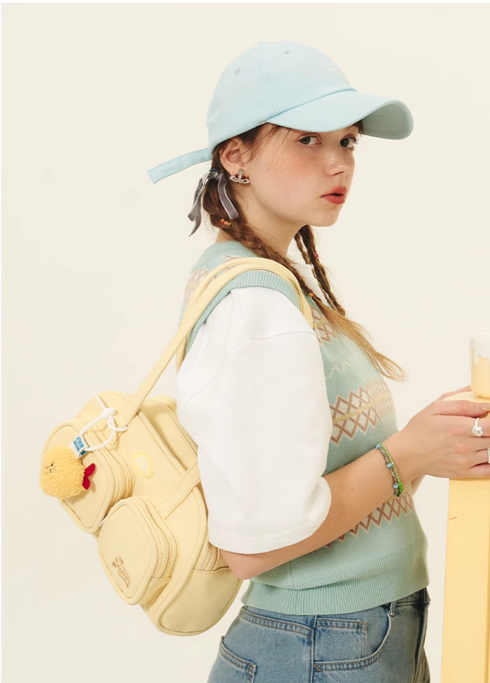 Summer Tea Sweet Pocket Shoulder Bag