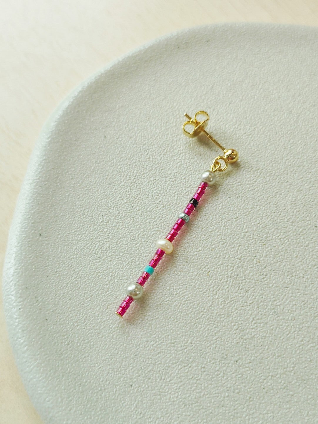 Sunset Minimalist Long Earrings