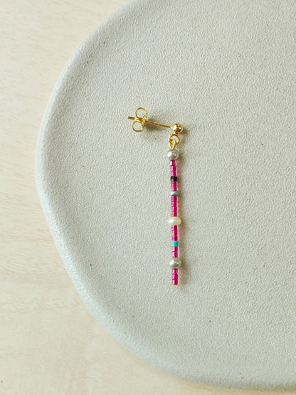 Sunset Minimalist Long Earrings