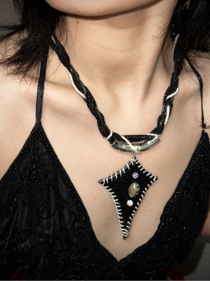 Wasteland Black Star Necklace