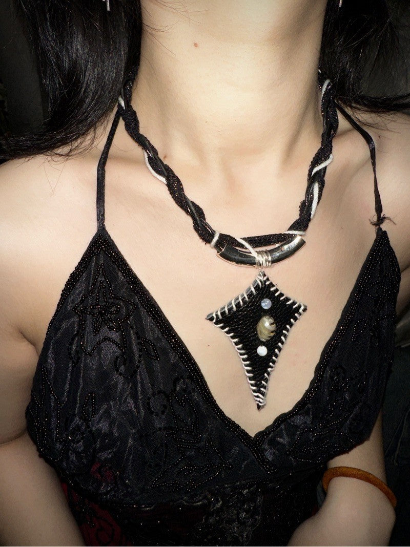 Wasteland Black Star Necklace