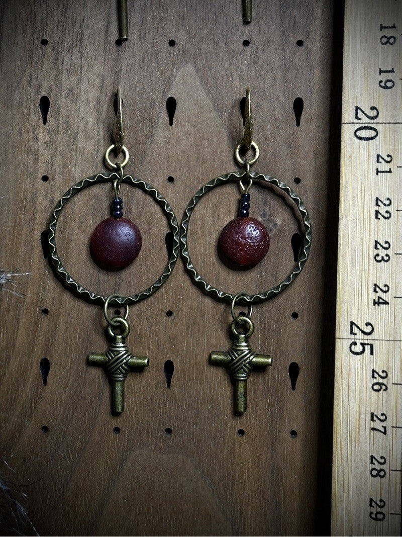 Wasteland Priest Earrings 3.0