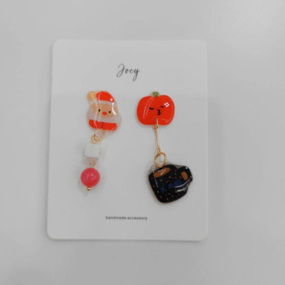 Xmas Collection Shrink Plastic Earrings