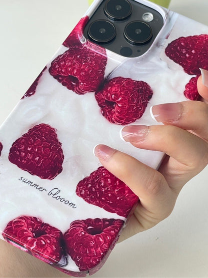 Yogurt Raspberry Printed Phone Case