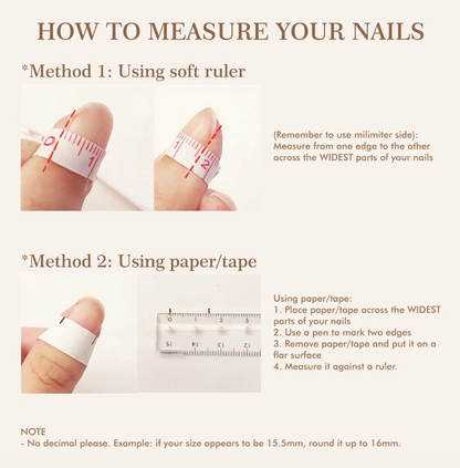 Doodle Coser Art Press On Nails Set