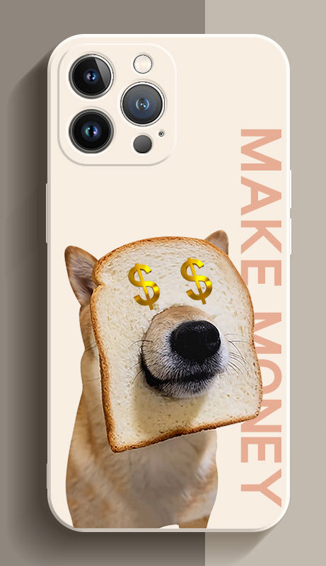 Meme Case Silly Dog Phone Case For Couple Phone Case Three Fleas