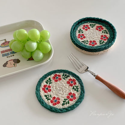 Hand-Woven Coasters